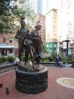 Бостон. Памятник ирландским иммигрантам