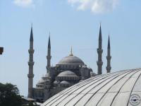 Вид на голубую мечеть из храма св.Софии