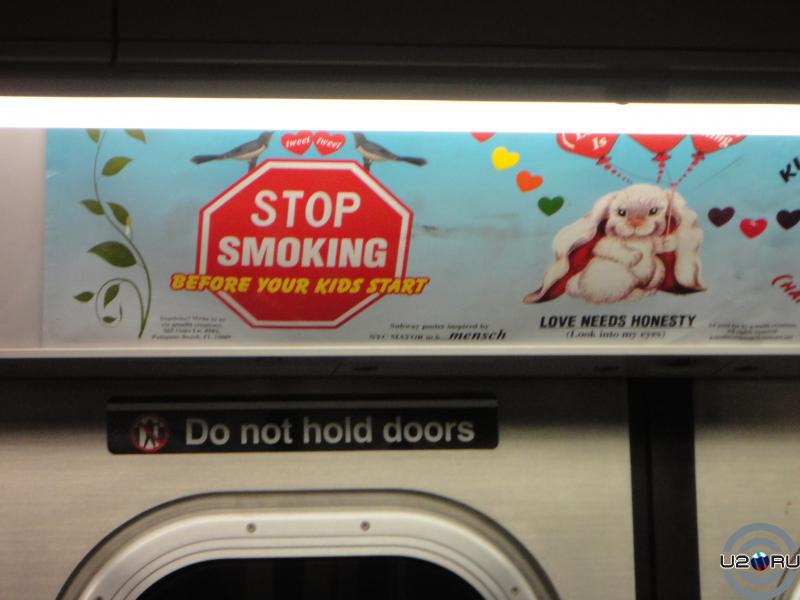 Мама, не пей! Точнее, не кури. Социальная реклама в подземке NY